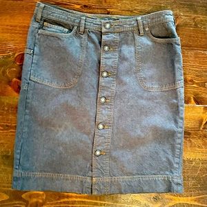 Patagonia Denim Buttoned Skirt